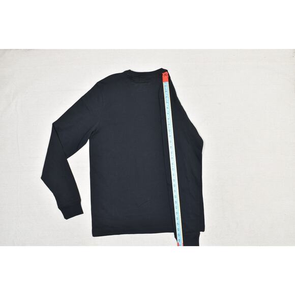 NEW Nike Men's Regular Size M Just Do It Long Sleeve Black Tee Long Sleeve - Picture 2 of 8